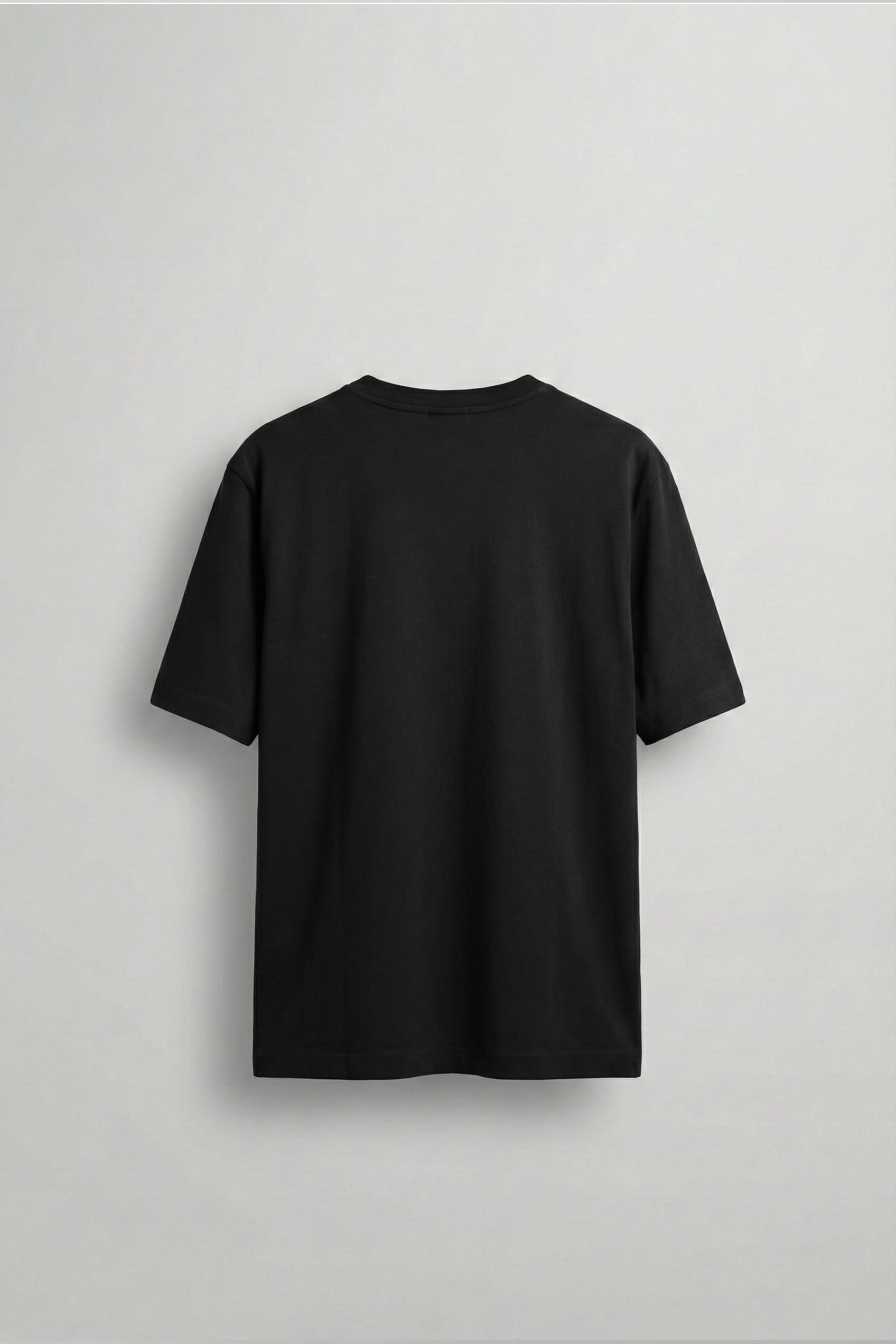 Erkek Relaxed Fit Yumuşak Dokulu Basic T-Shirt Siyah