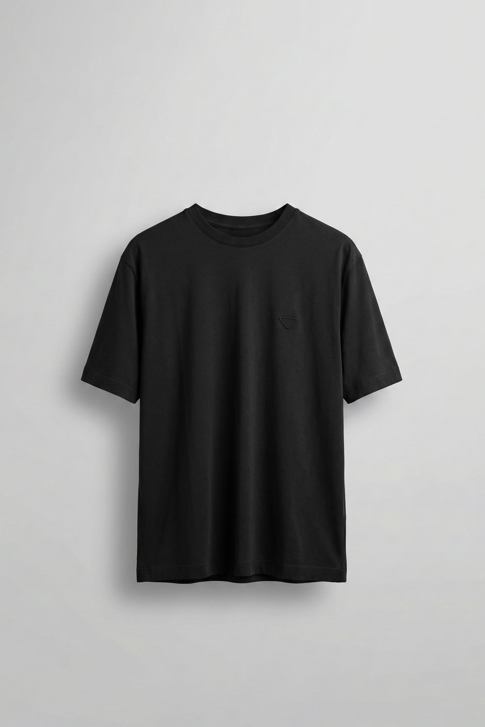 Erkek Relaxed Fit Yumuşak Dokulu Basic T-Shirt Siyah