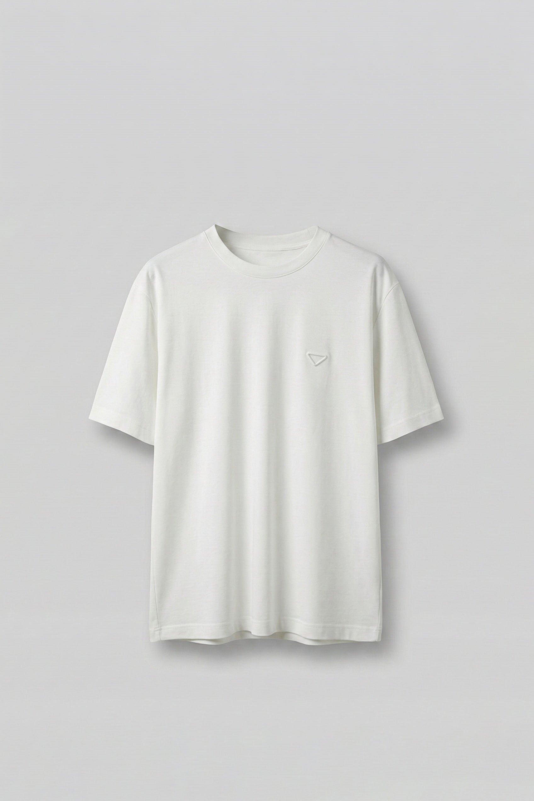 Erkek Relaxed Fit Yumuşak Dokulu Basic T-Shirt Ekru