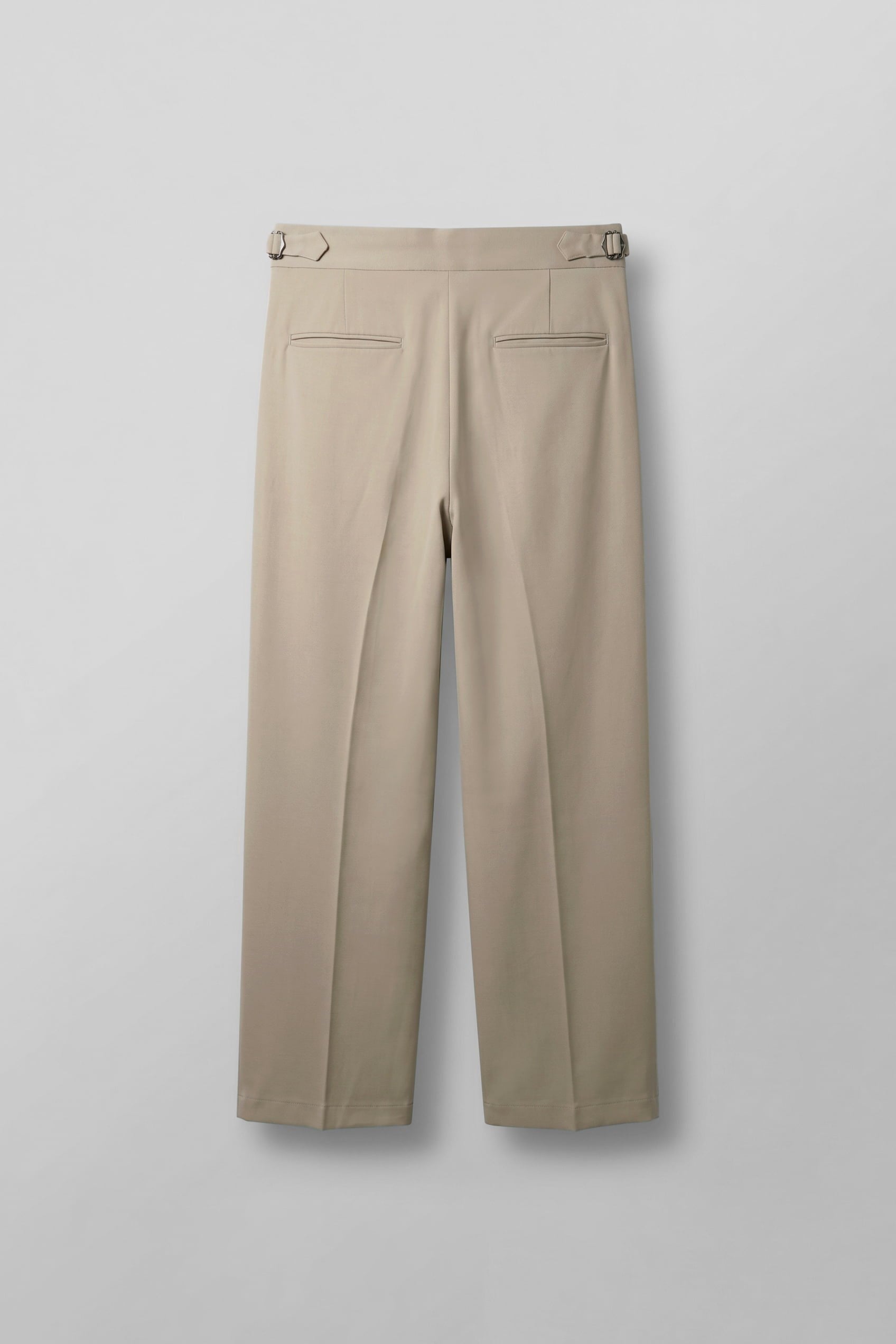Erkek Süper Baggy Pileli Geniş Paça Gabardin Pantolon Bej