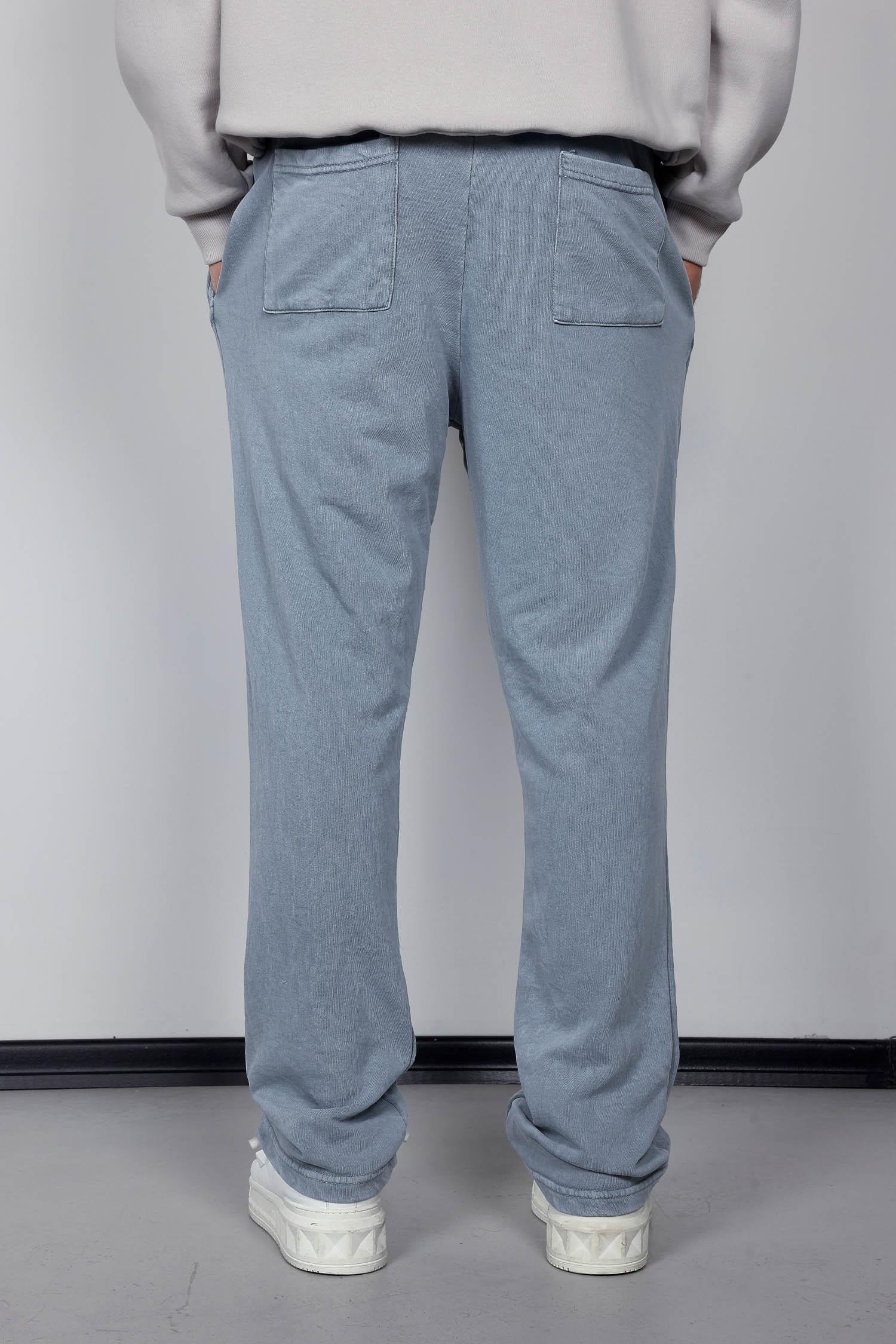 Erkek Yıkamalı Baggy Fit Eşofman Gri