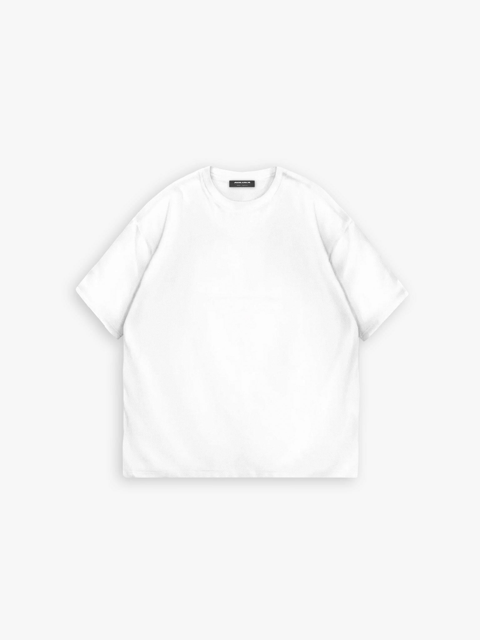 Oversize Basic T-Shirt Beyaz