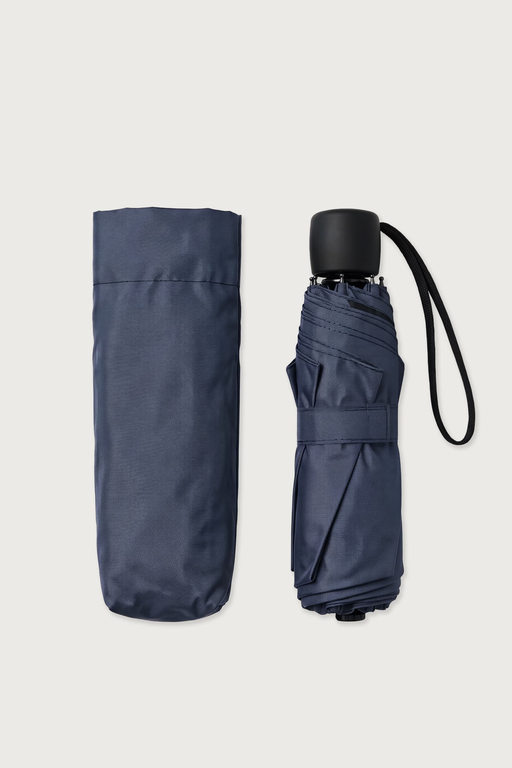 Unisex Basic Kompakt Katlanabilir Şemsiye Lacivert