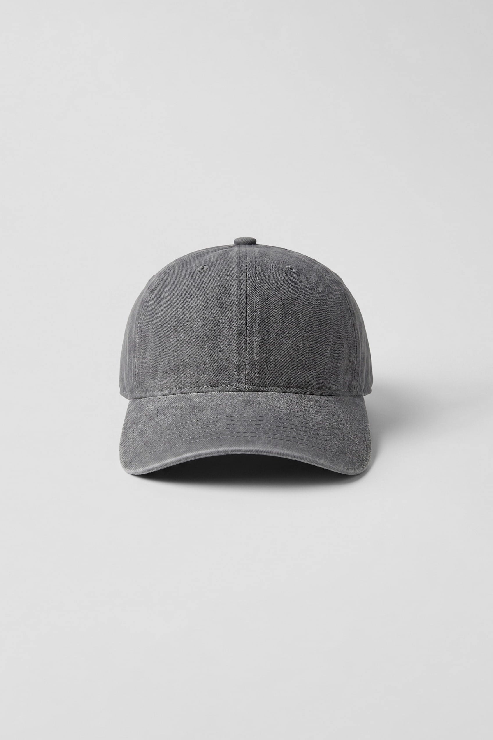 Unisex Basic Yıkamalı Beyzbol Şapka Gri