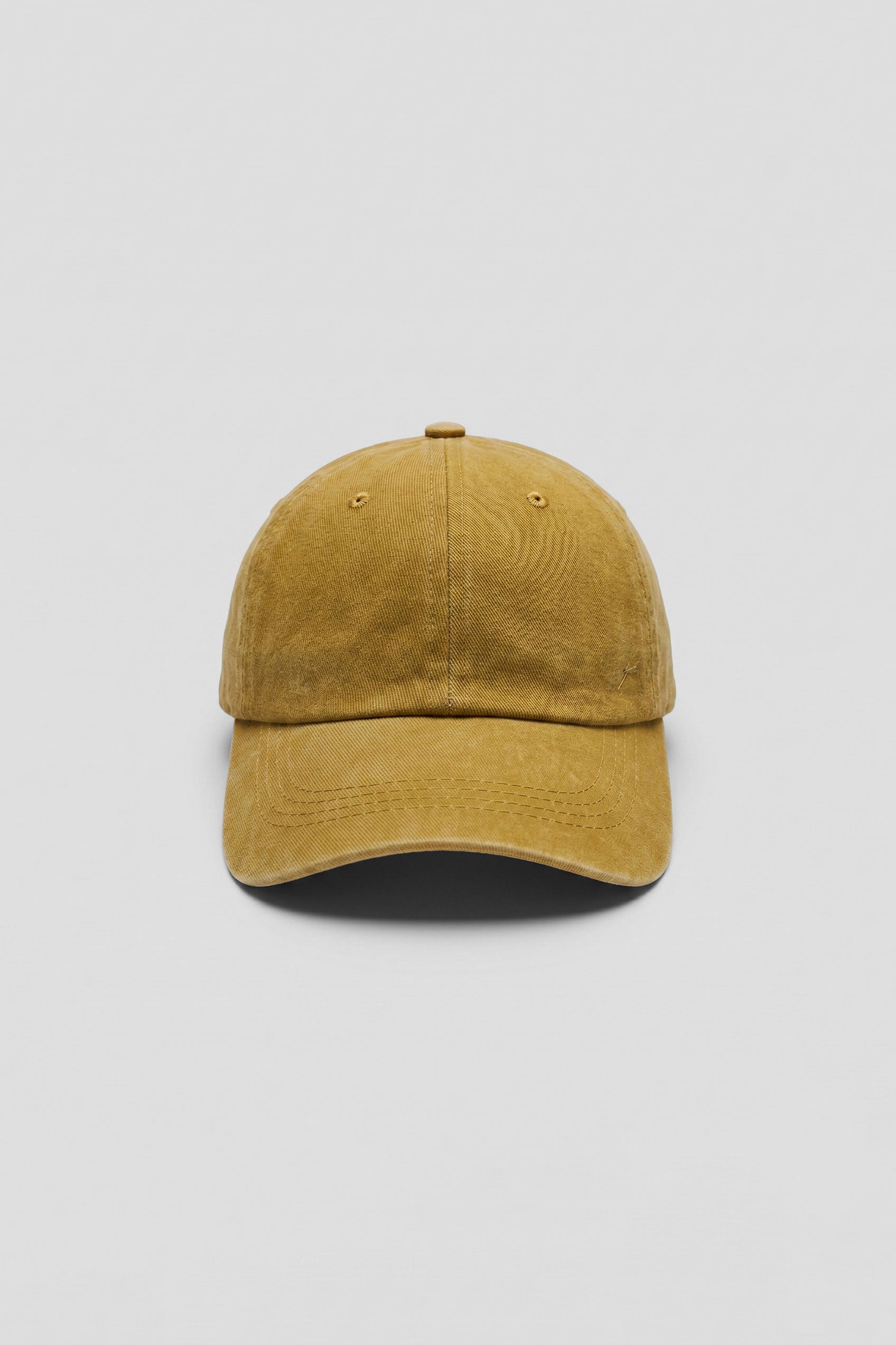 Unisex Basic Yıkamalı Beyzbol Şapka Sarı
