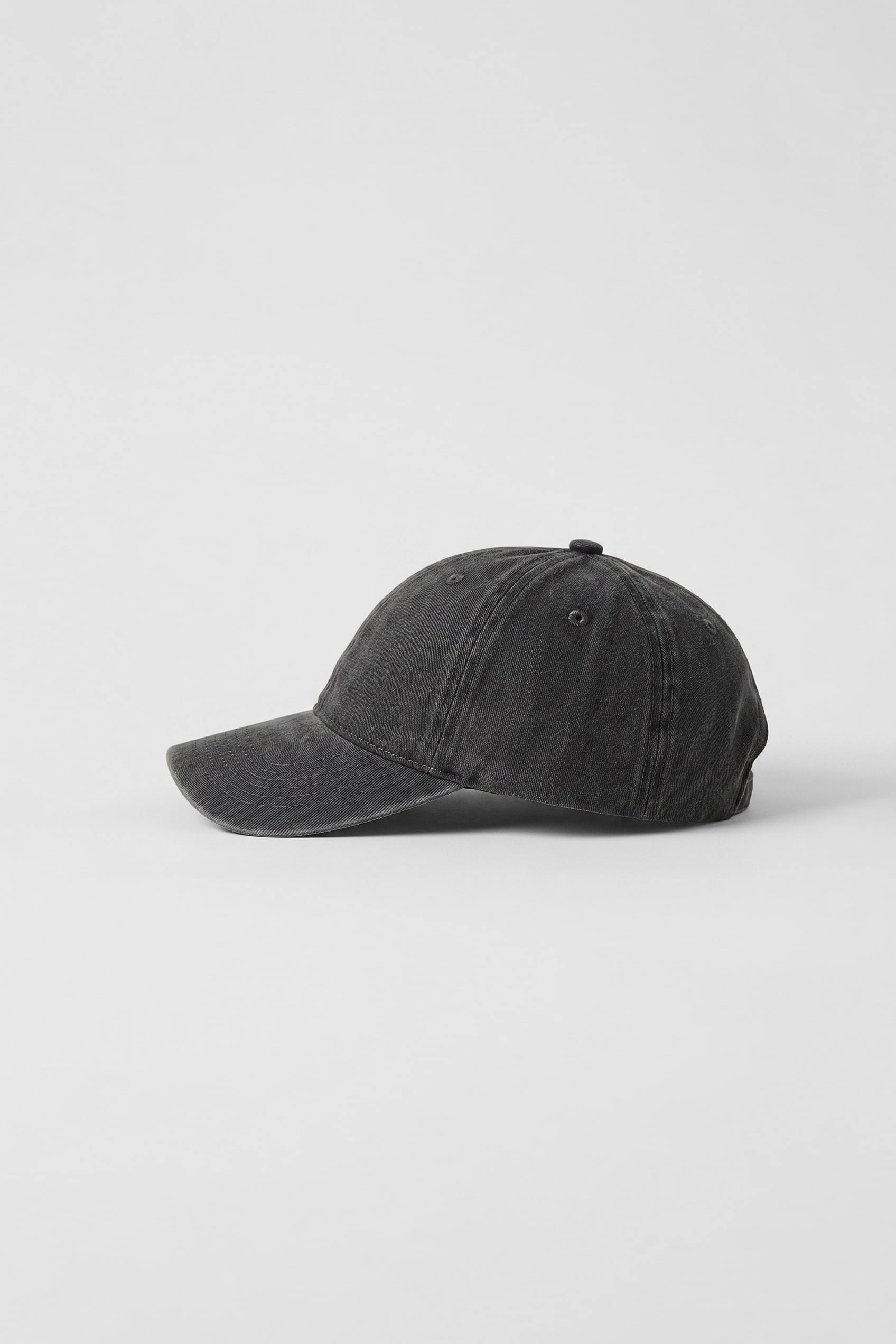 Unisex Basic Yıkamalı Beyzbol Şapka Siyah