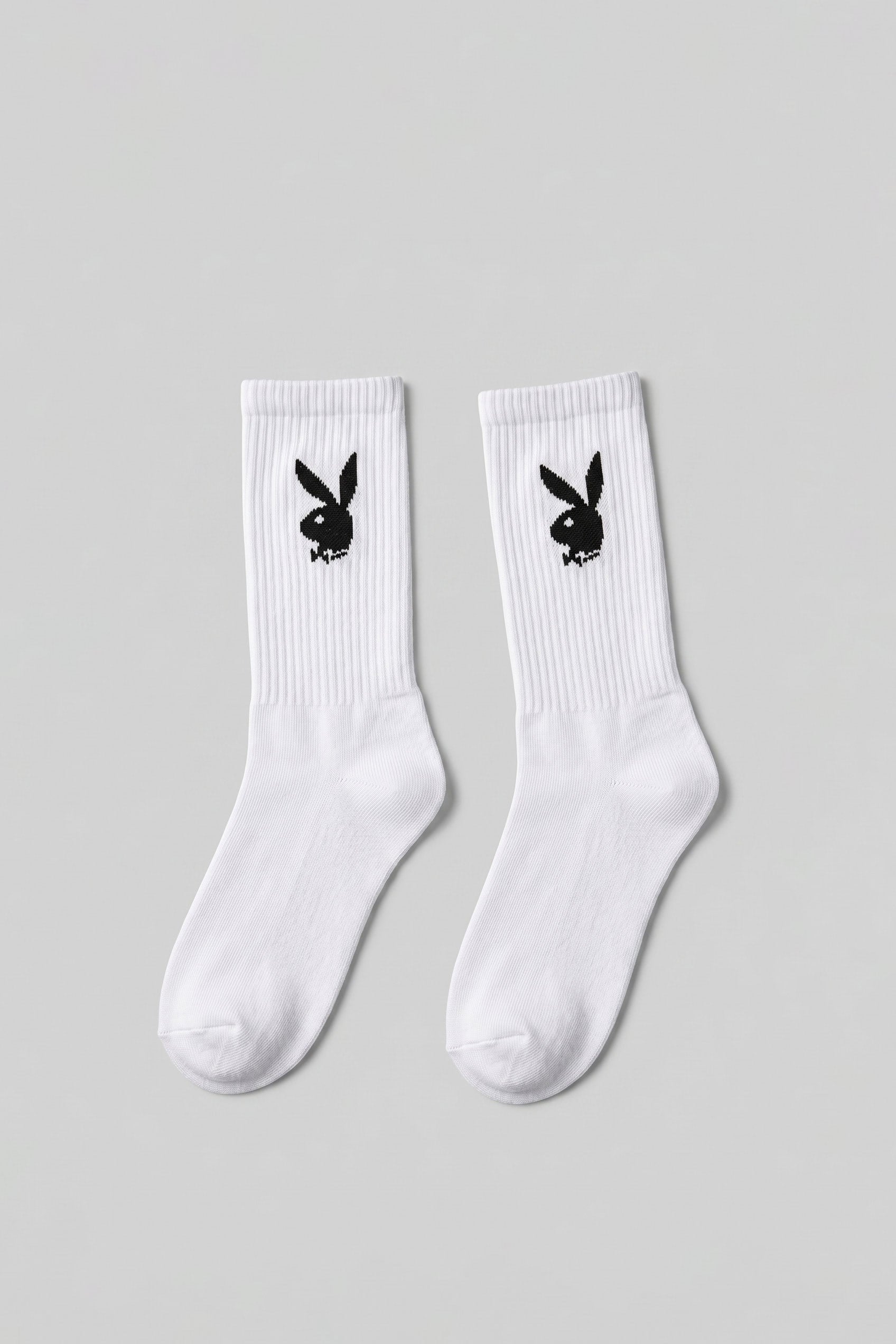 Unisex Fitilli Pamuklu Tavşan Figürlü Tenis Çorabı Beyaz