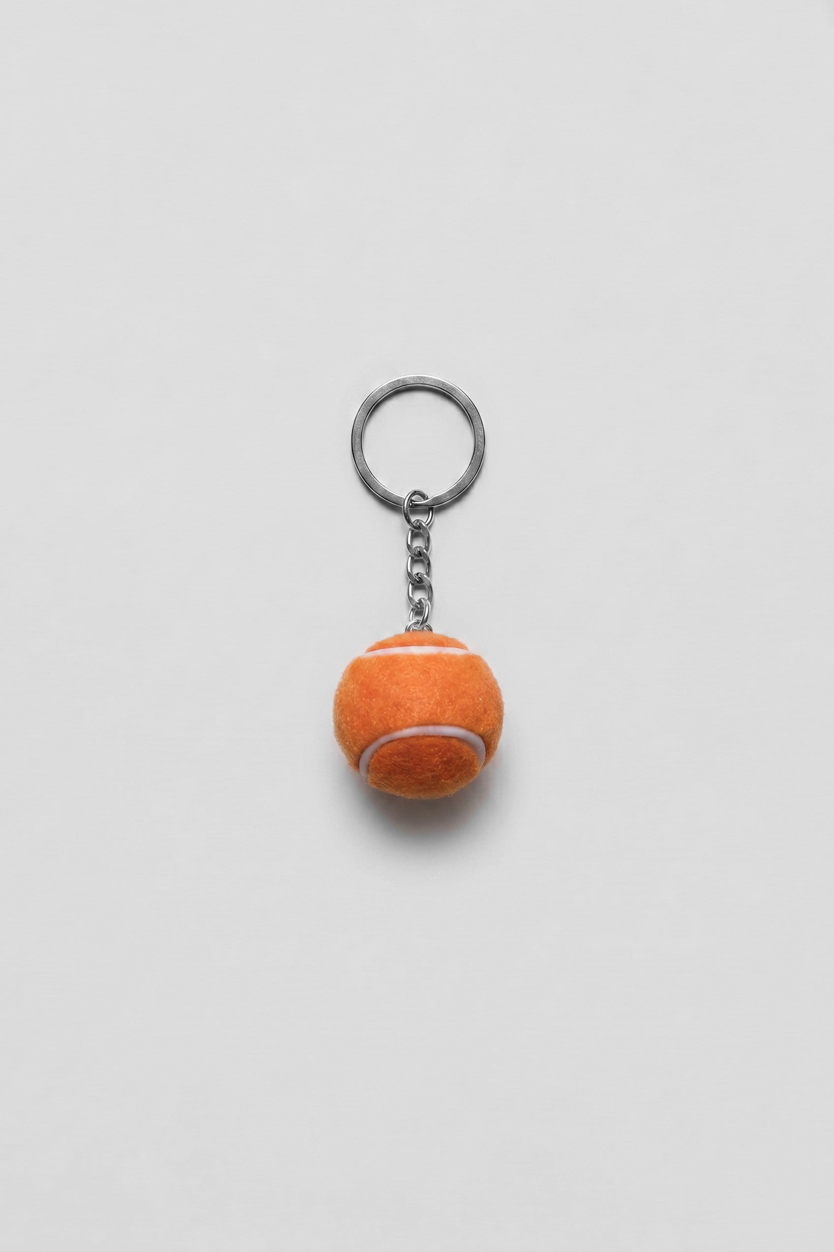 Unisex Tenis Topu Anahtarlık Turuncu