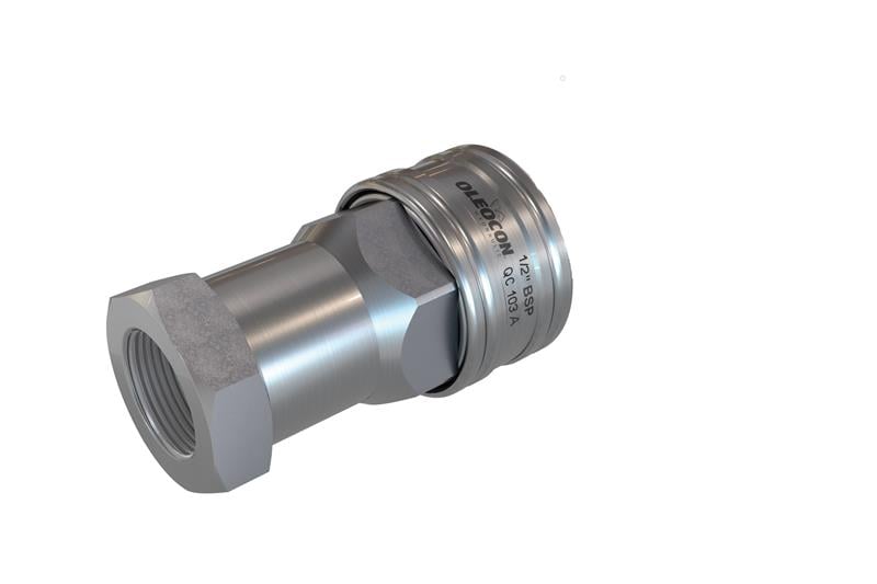 12,5 GÖVDE 1/2’’ B TİP  GAZ DİŞ  DİŞİ POPETLİ HIZLI BAĞLANTI QUICK KAPLİN