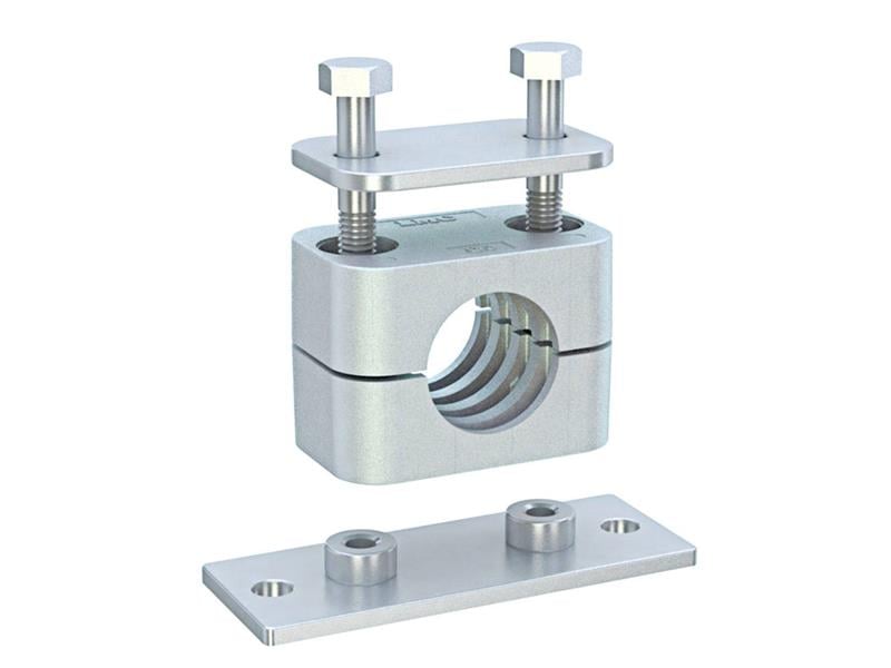 214G5 38MM ALÜMİNYUM ÇİFT PLAKALI MONTAJ DELİKLİ KELEPÇE