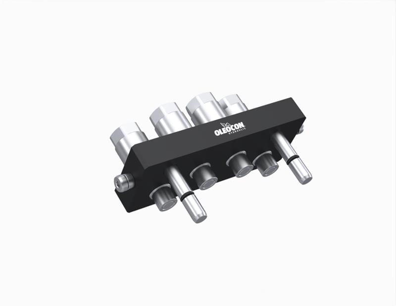 H4P Serisi Erkek (Hareketli) Çoklu Bağlantı, 4x10 Gövde - M22x1,5(15L) Bağlantı
