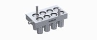 H8AP SERİSİ DİŞİ (HAREKETLİ) ÇOKLU BAĞLANTI, 8X10 GÖVDE - NPT 3/8