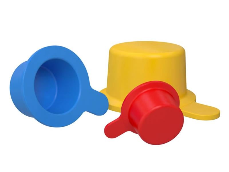 R 1/8 PVC DÜZ YUMUŞAK TAPA KULAKLI