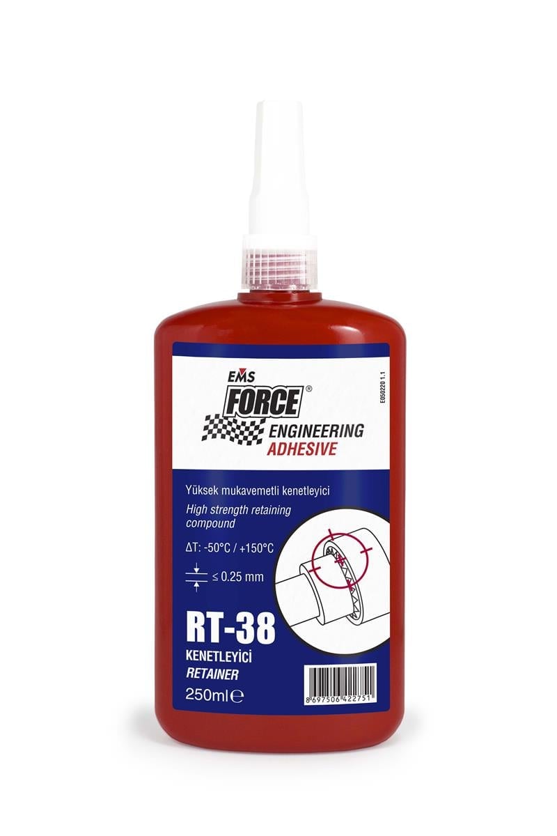 RT-38 250 ML ÇOK YÜKSEK MUKAVEMETLİ KENETLEYİCİ
