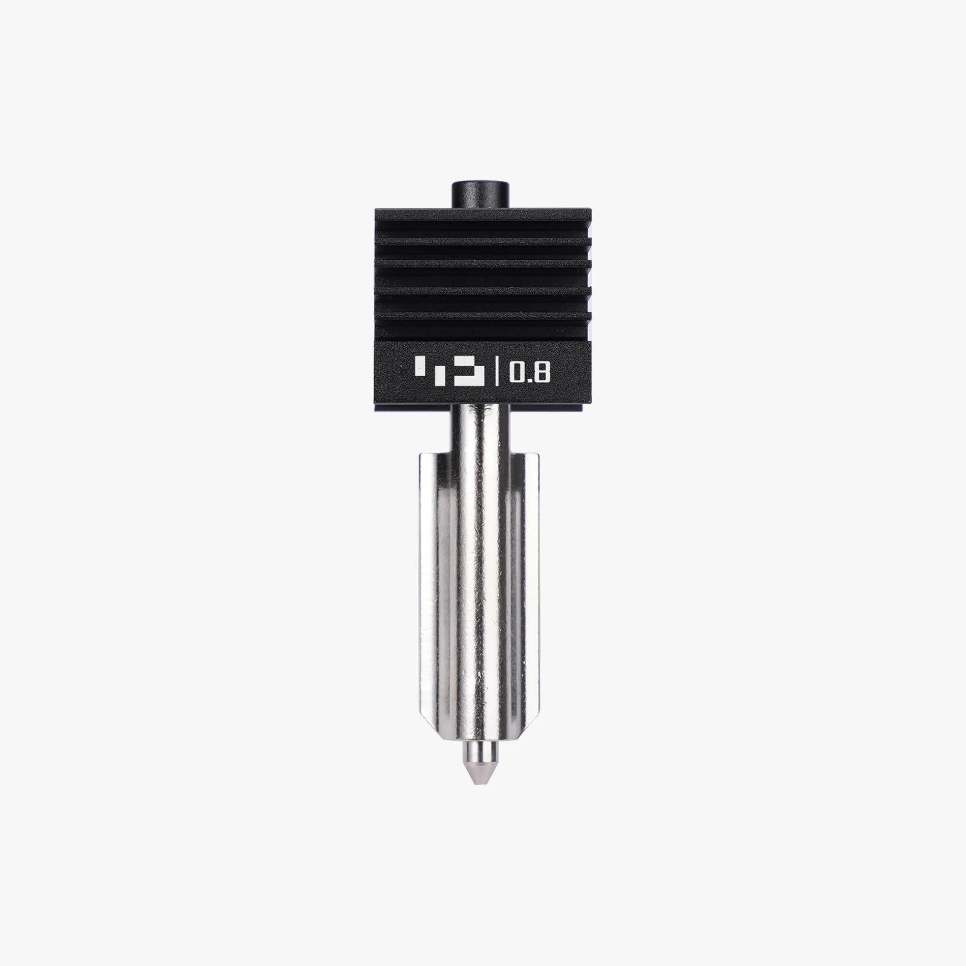 BambuLab Hotend 0.8 mm Sertleştirilmiş Çelik Nozul | H2D, H2D Pro, H2S, P2S