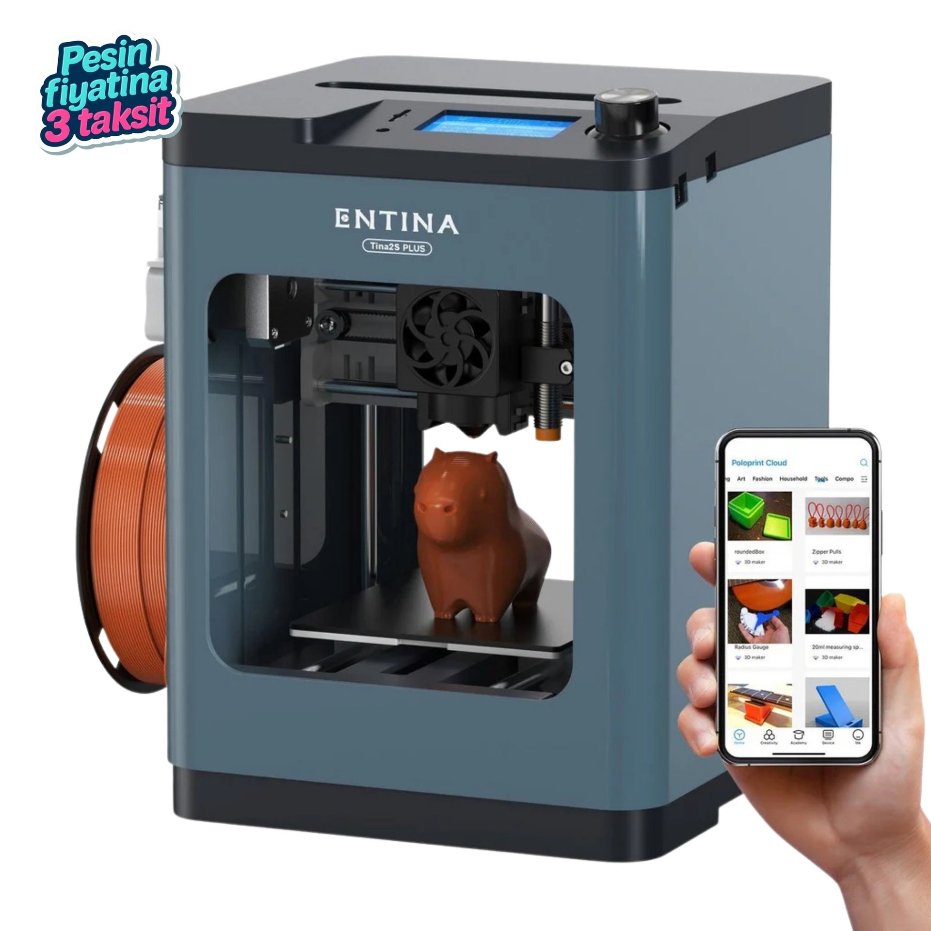 Entina Tina2 Plus 3D Yazıcı
