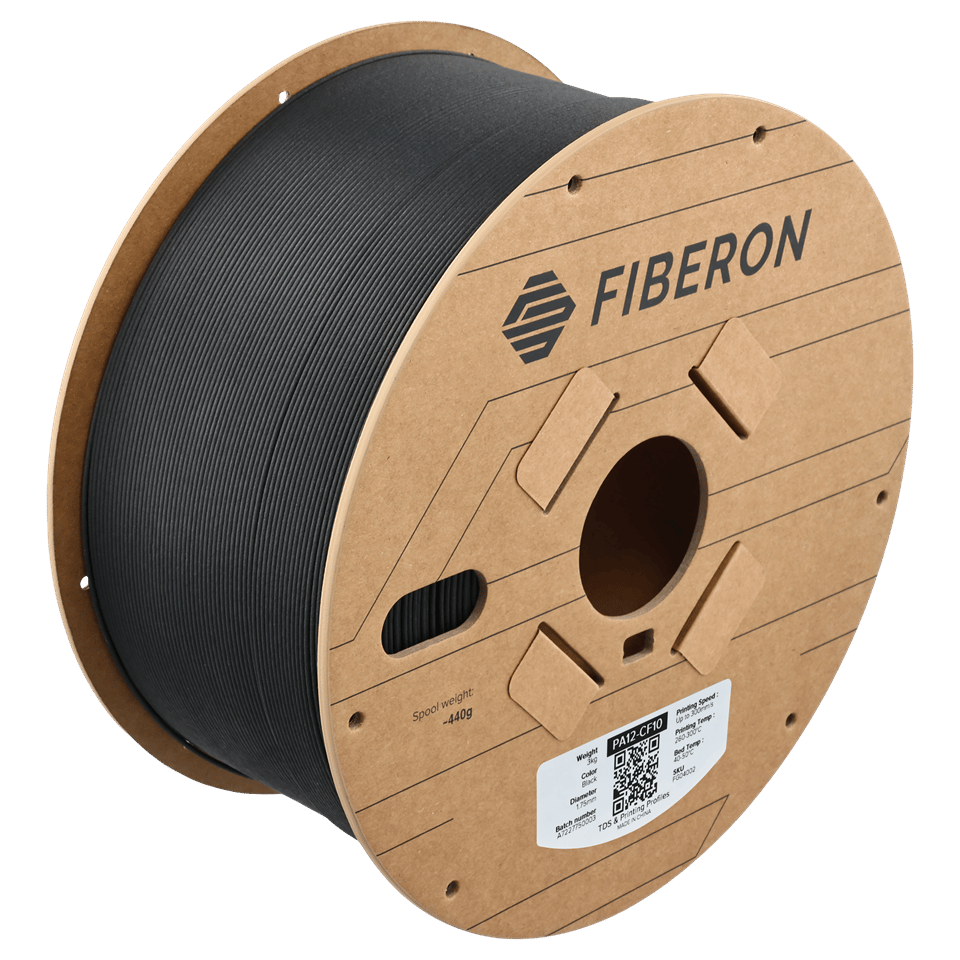 Fiberon PA12-CF10 Siyah Filament 3 KG