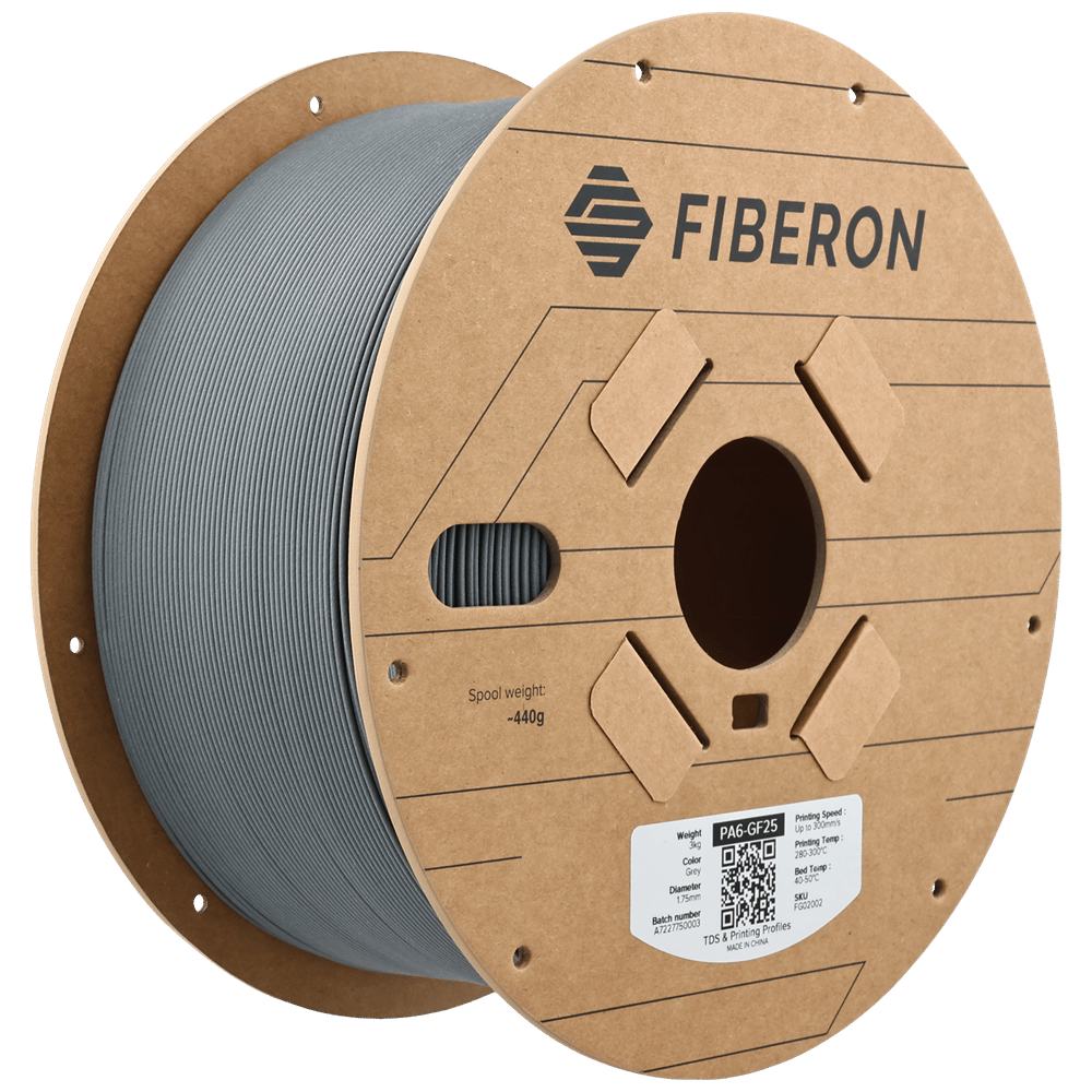 Fiberon PA6-GF25 Gri Filament 3 KG