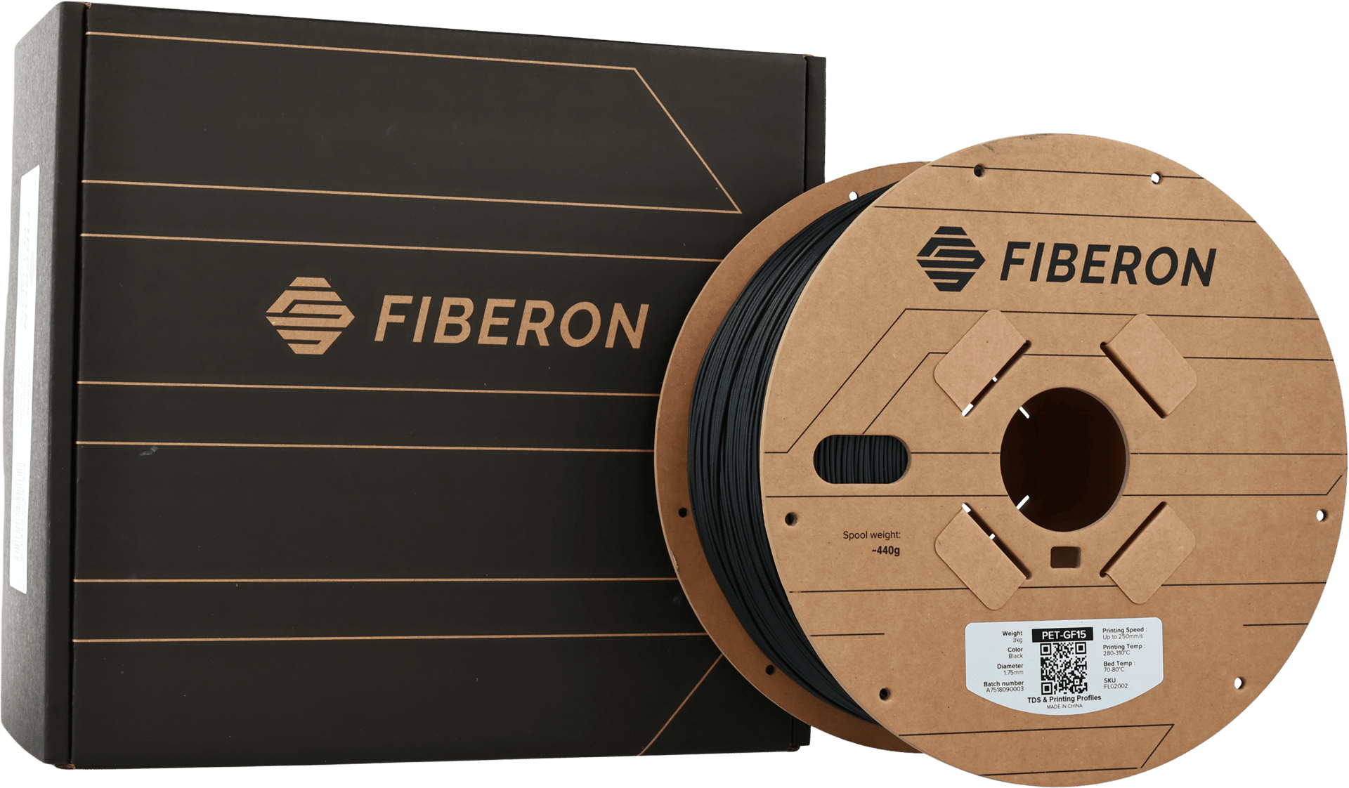 Fiberon PET-GF15 Siyah 3 KG 