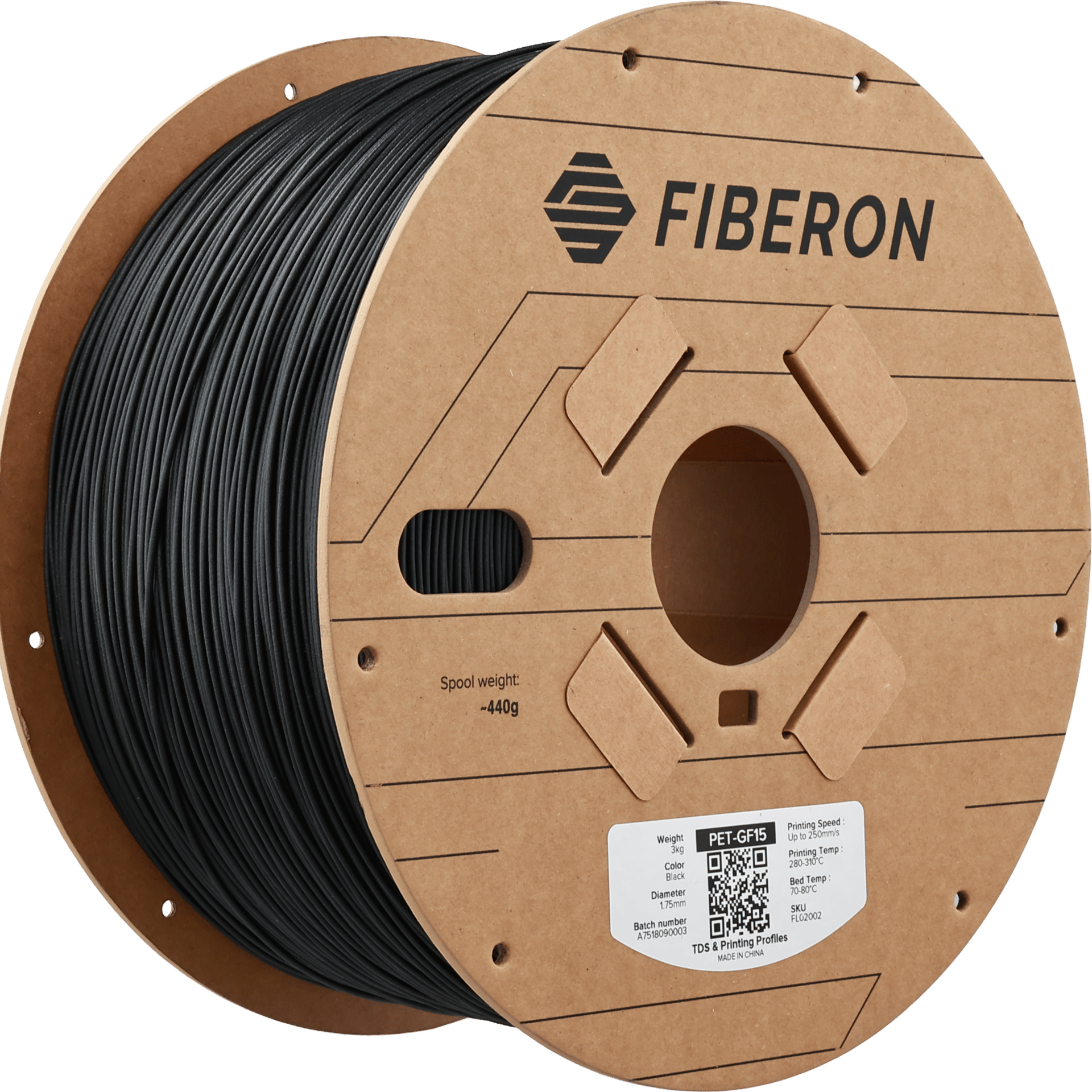 Fiberon PET-GF15 Siyah 3 KG 