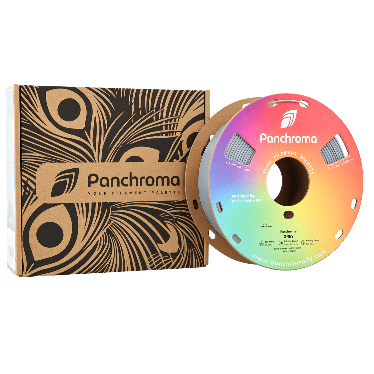 Panchroma CoPE Filament Gri – Hızlı 3D Baskı