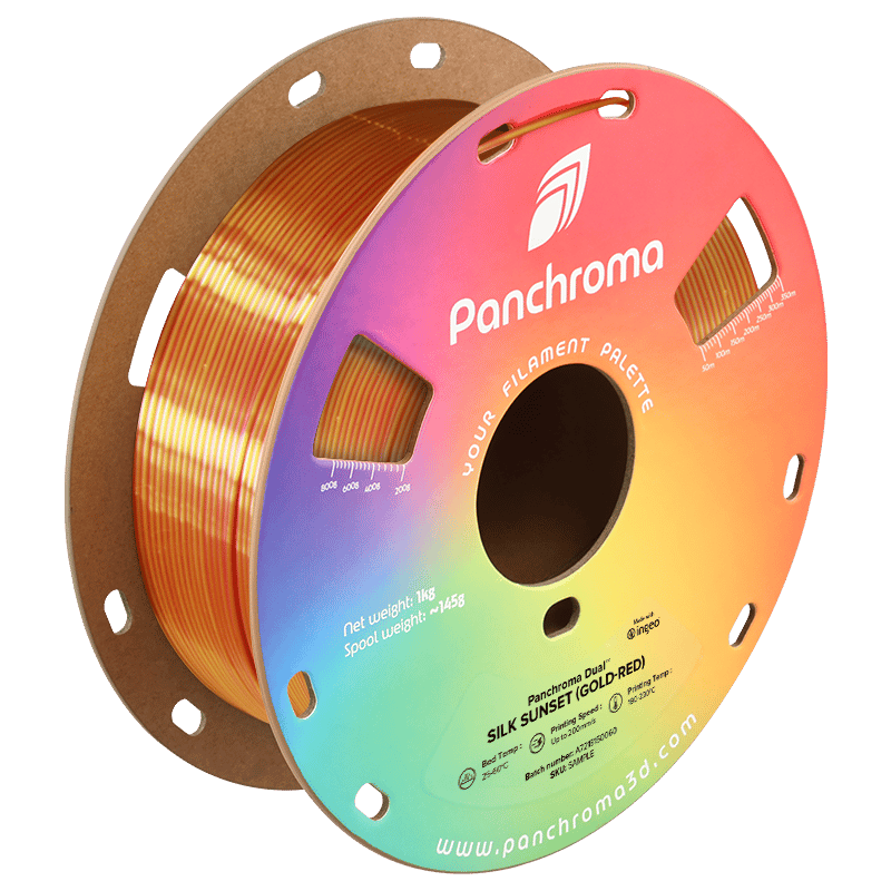 Panchroma Dual Silk Sunset PLA | Altın - Kırmızı