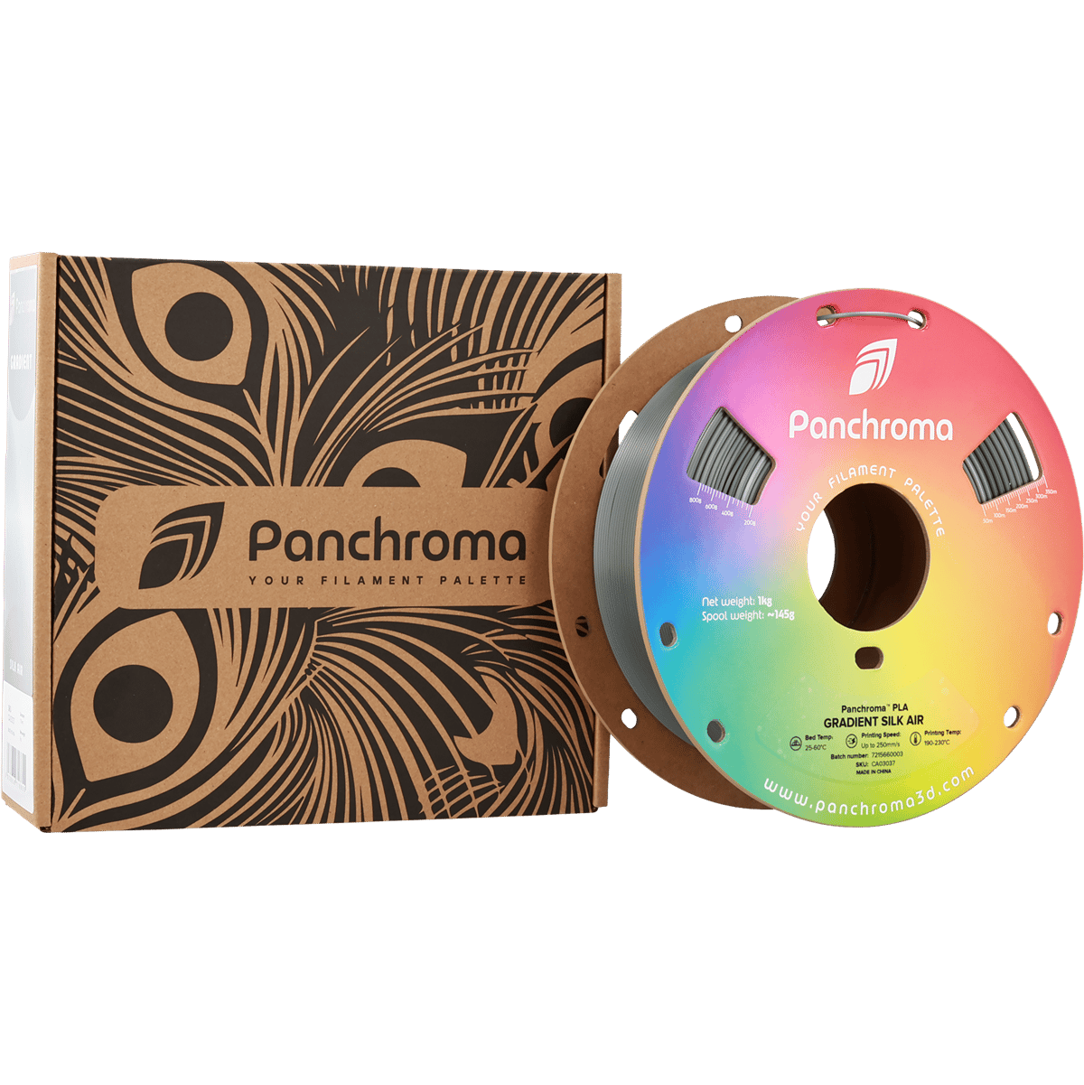 Panchroma Gradient Silk Hava PLA Filament