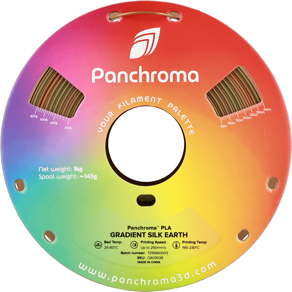 Panchroma Gradient Silk Toprak PLA Filament