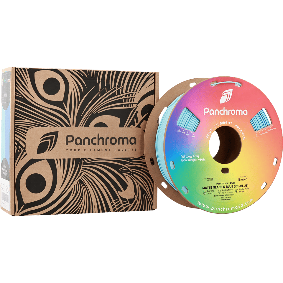 Panchroma PLA Dual Filament Mat Buzul (Buz - Mavi) - 1 kg 1.75mm