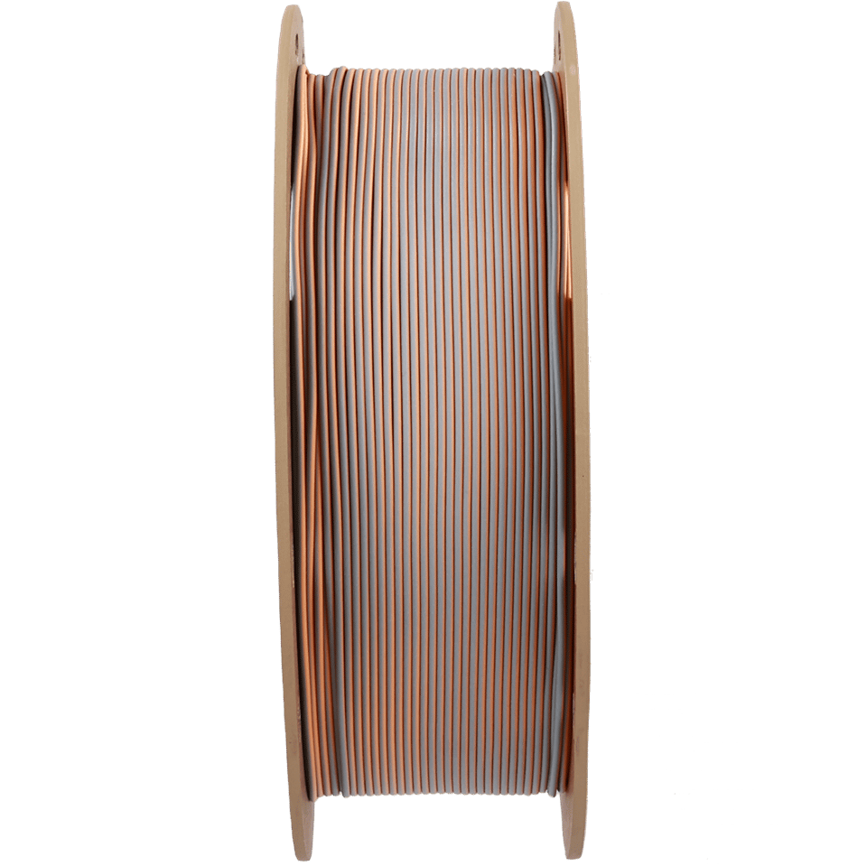 Panchroma PLA Dual Filament Mat Flu Turuncu (Gri - Turuncu) - 1 kg 1.75mm