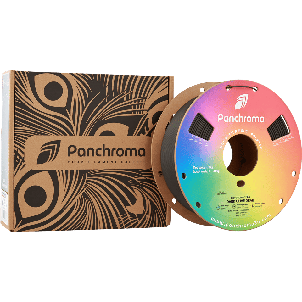 Panchroma PLA Filament Koyu Zeytin Yeşil