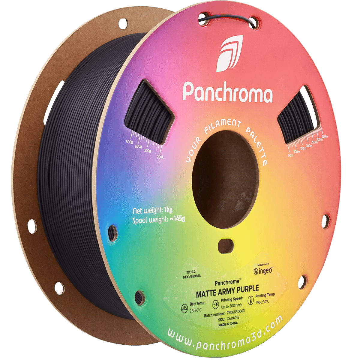 Panchroma PLA Filament Mat Askeri Mor – 1 kg 1.75mm