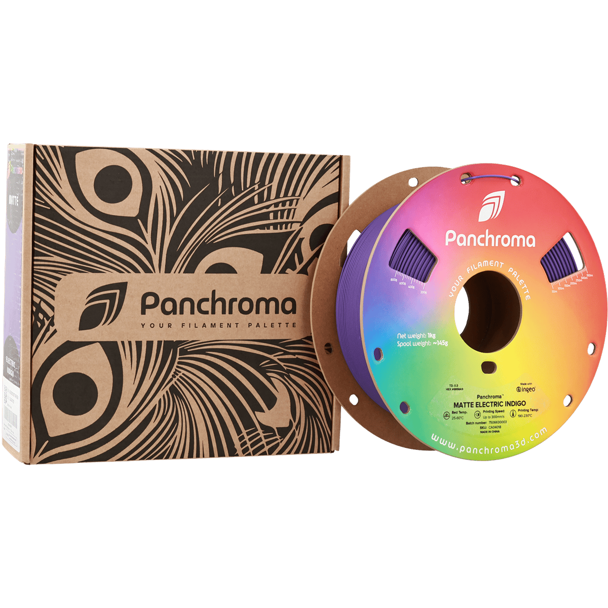 Panchroma PLA Filament Mat Elektrik İndigo – 1 kg 1.75mm