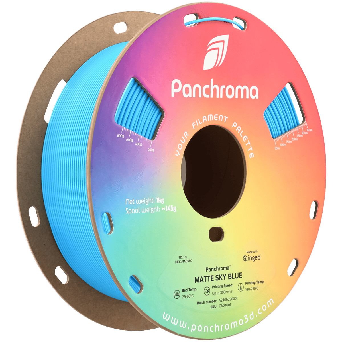 Panchroma PLA Filament Mat Gökyüzü Mavi – 1 kg 1.75mm