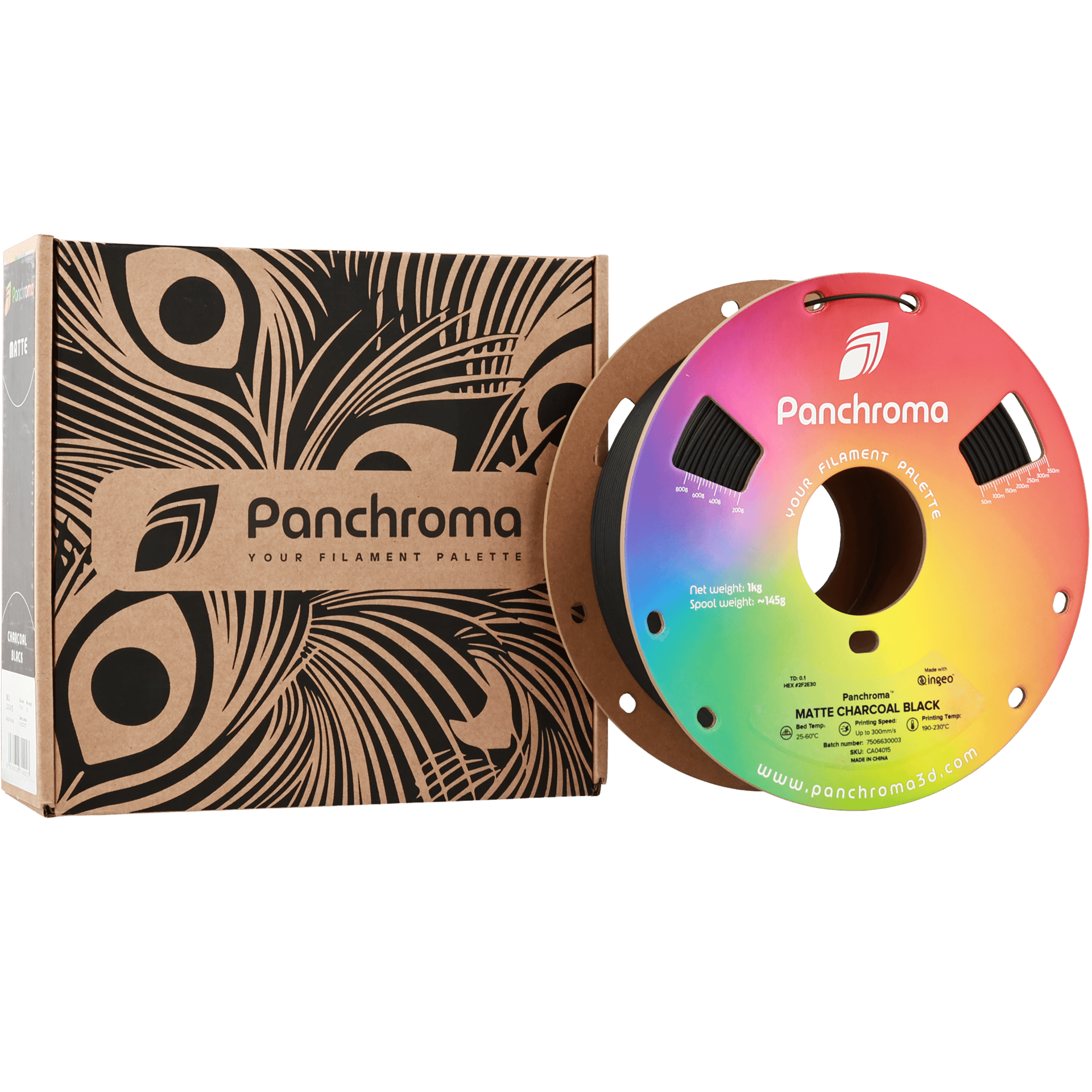 Panchroma PLA Filament Mat Kömür Siyah – 1 kg 1.75mm