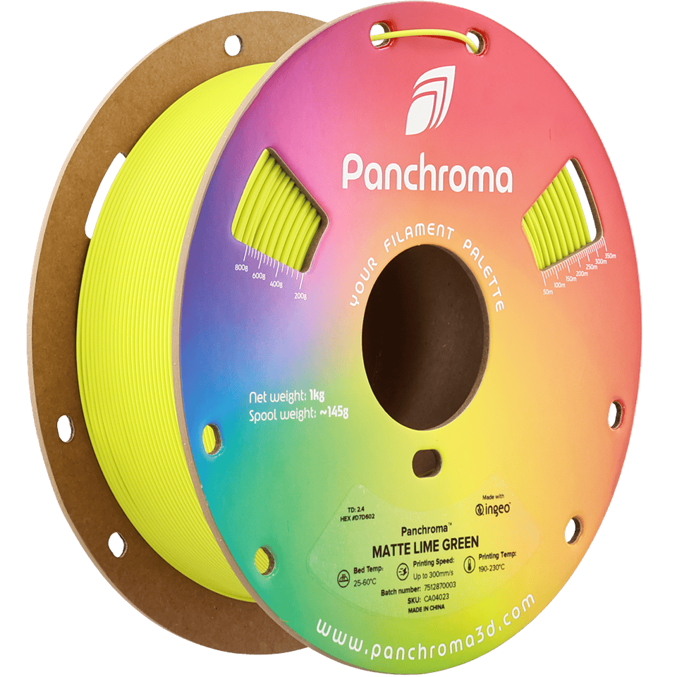 Panchroma PLA Filament Mat Lime Yeşil – 1 kg 1.75mm