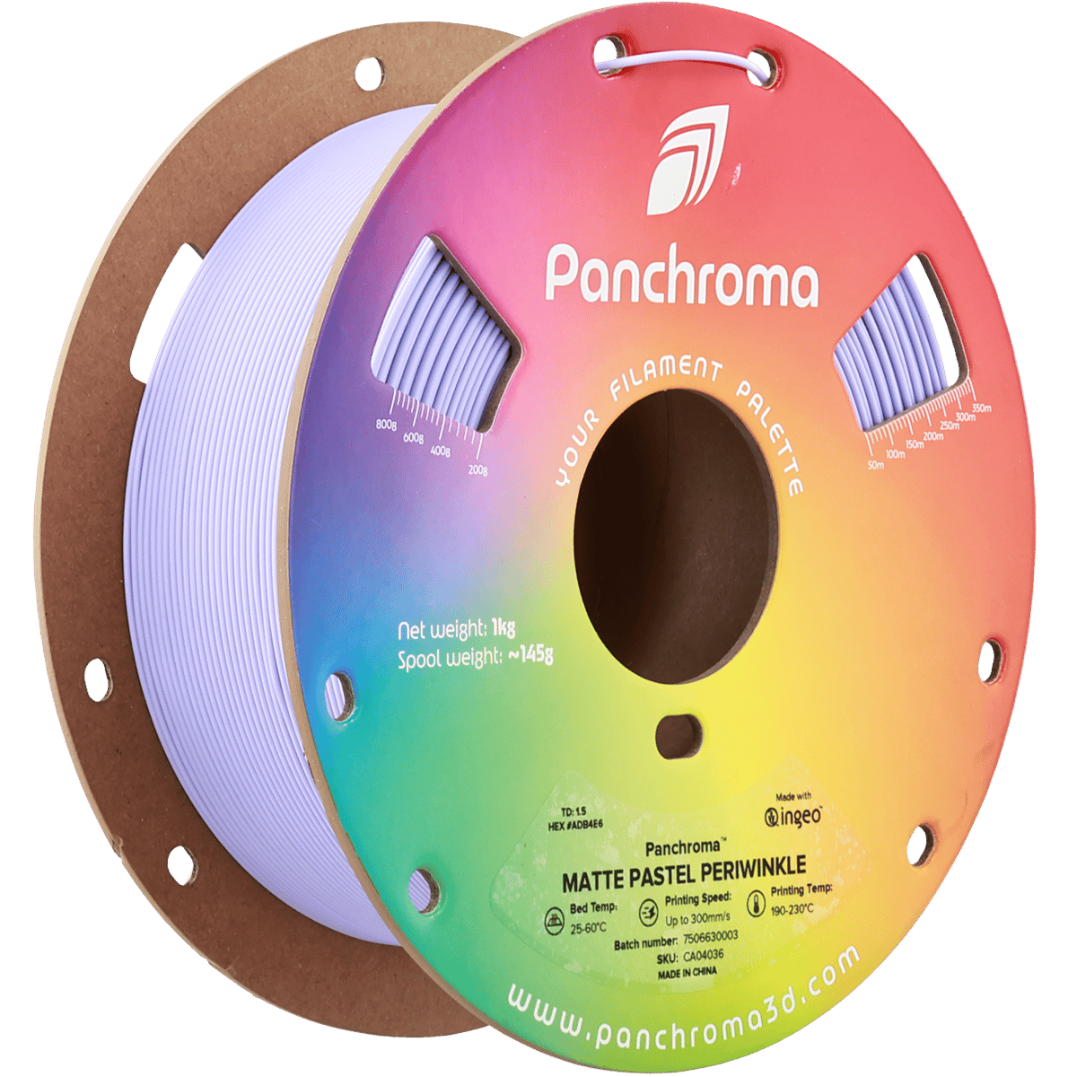 Panchroma PLA Filament Mat Pastel Menekşe – 1 kg 1.75mm