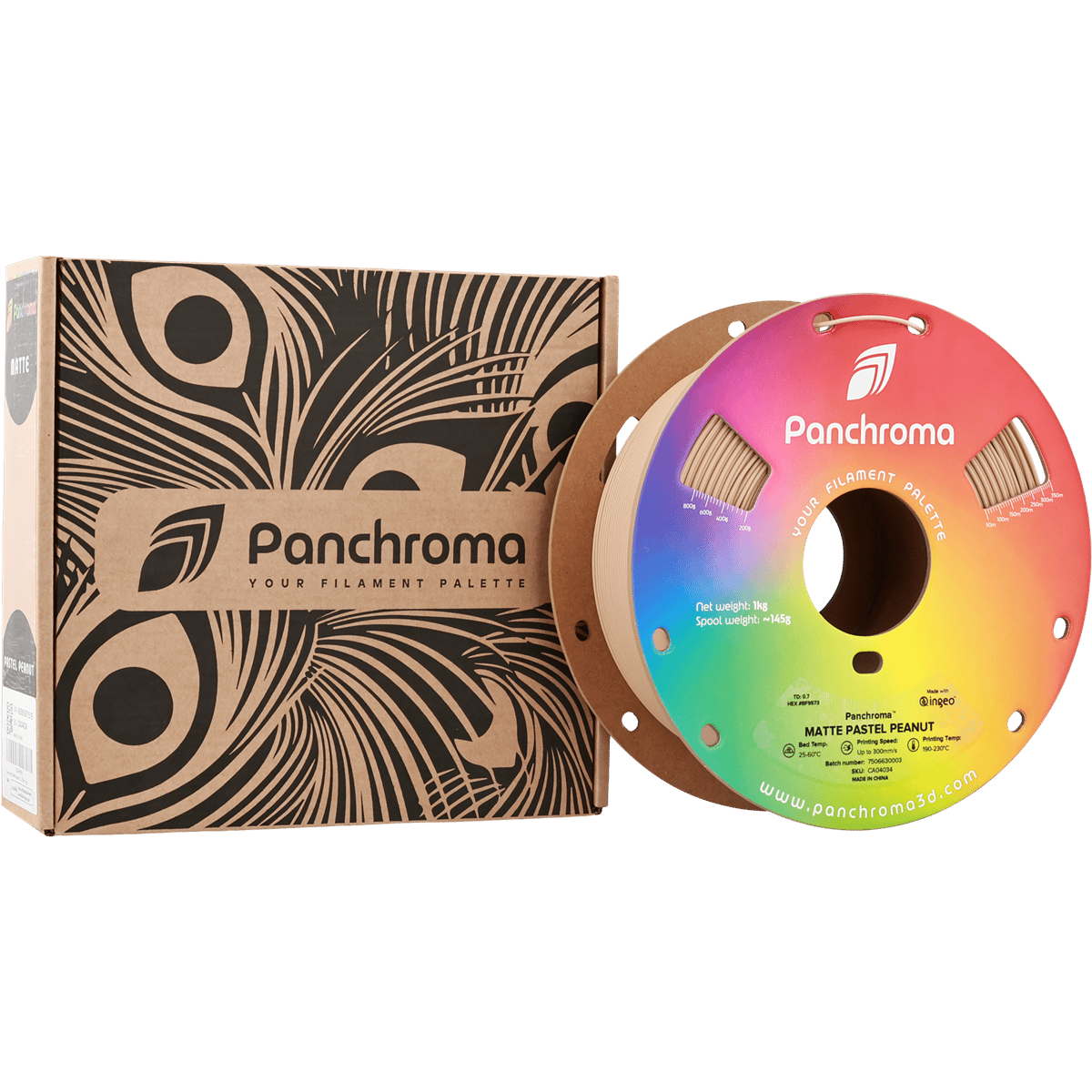Panchroma PLA Filament Mat Pastel Yer Fıstığı – 1 kg 1.75mm