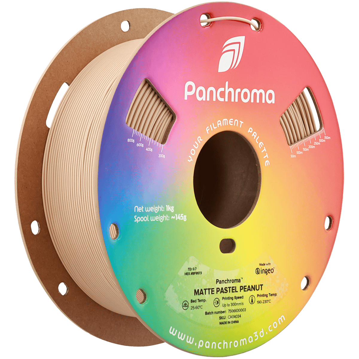 Panchroma PLA Filament Mat Pastel Yer Fıstığı – 1 kg 1.75mm