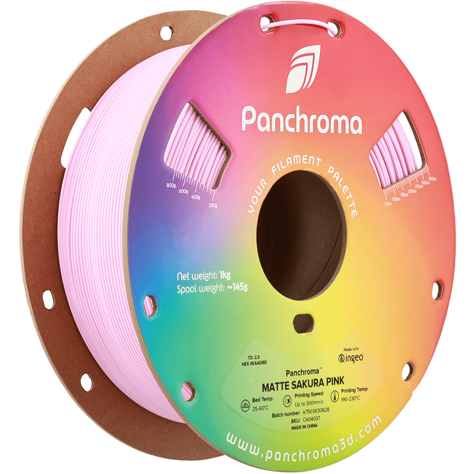 Panchroma PLA Filament Mat Sakura Pembe – 1 kg 1.75mm
