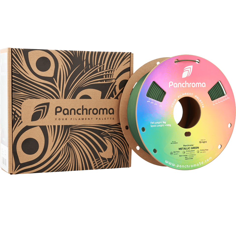 Panchroma PLA Filament Metalik Yeşil - 1 kg 1.75mm