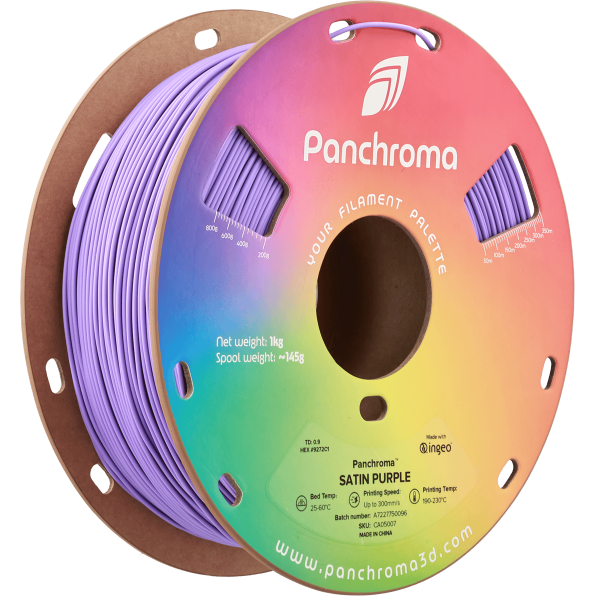 Panchroma PLA Filament Saten Mor – 1 kg 1.75mm