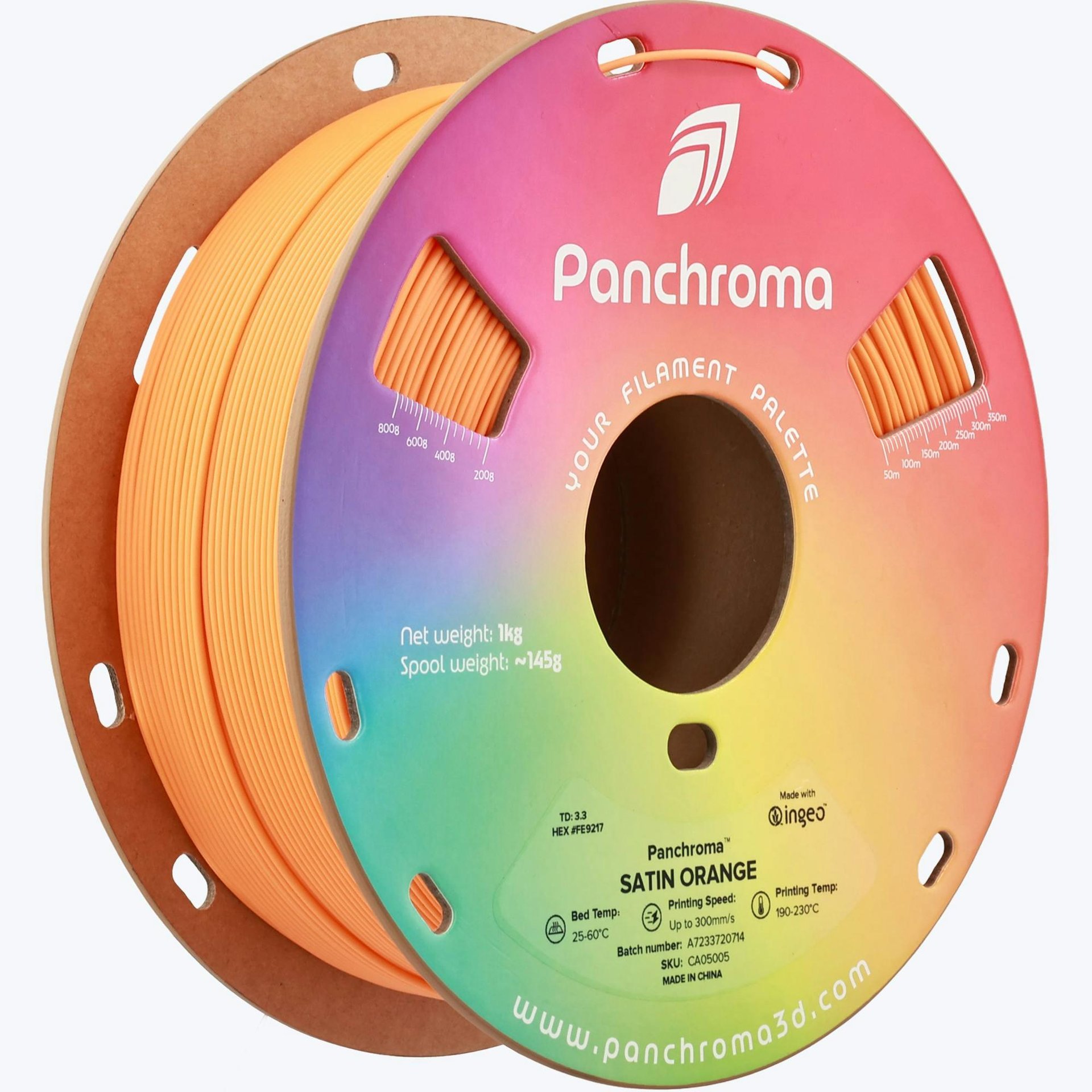 Panchroma PLA Filament Saten Turuncu – 1 kg 1.75mm