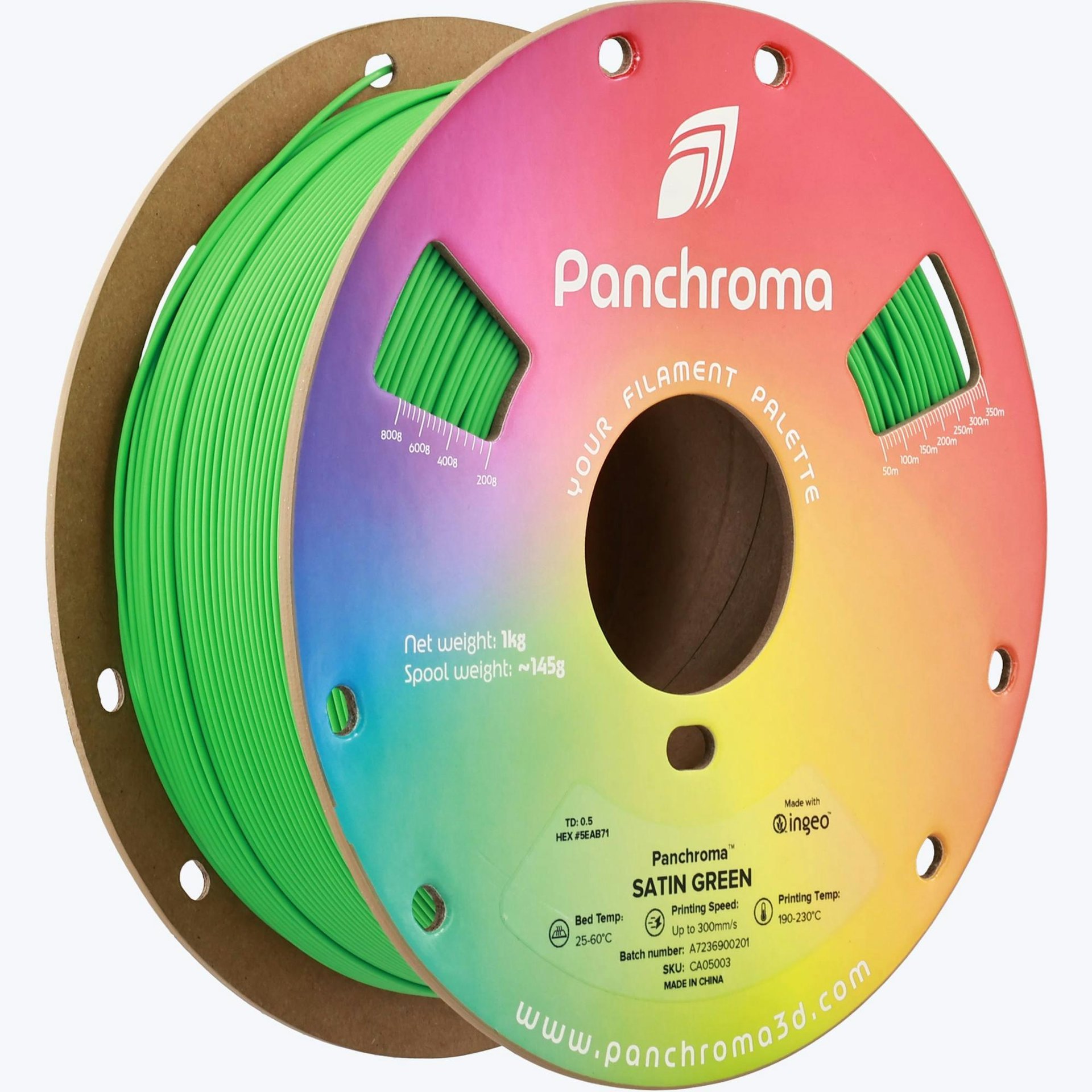 Panchroma PLA Filament Saten Yeşil – 1 kg 1.75mm
