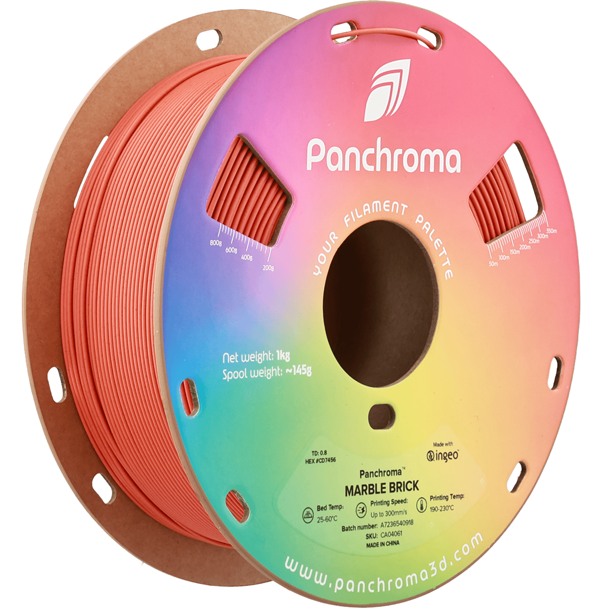 Panchroma PLA Marble Filament Kiremit - 1 kg 1.75mm