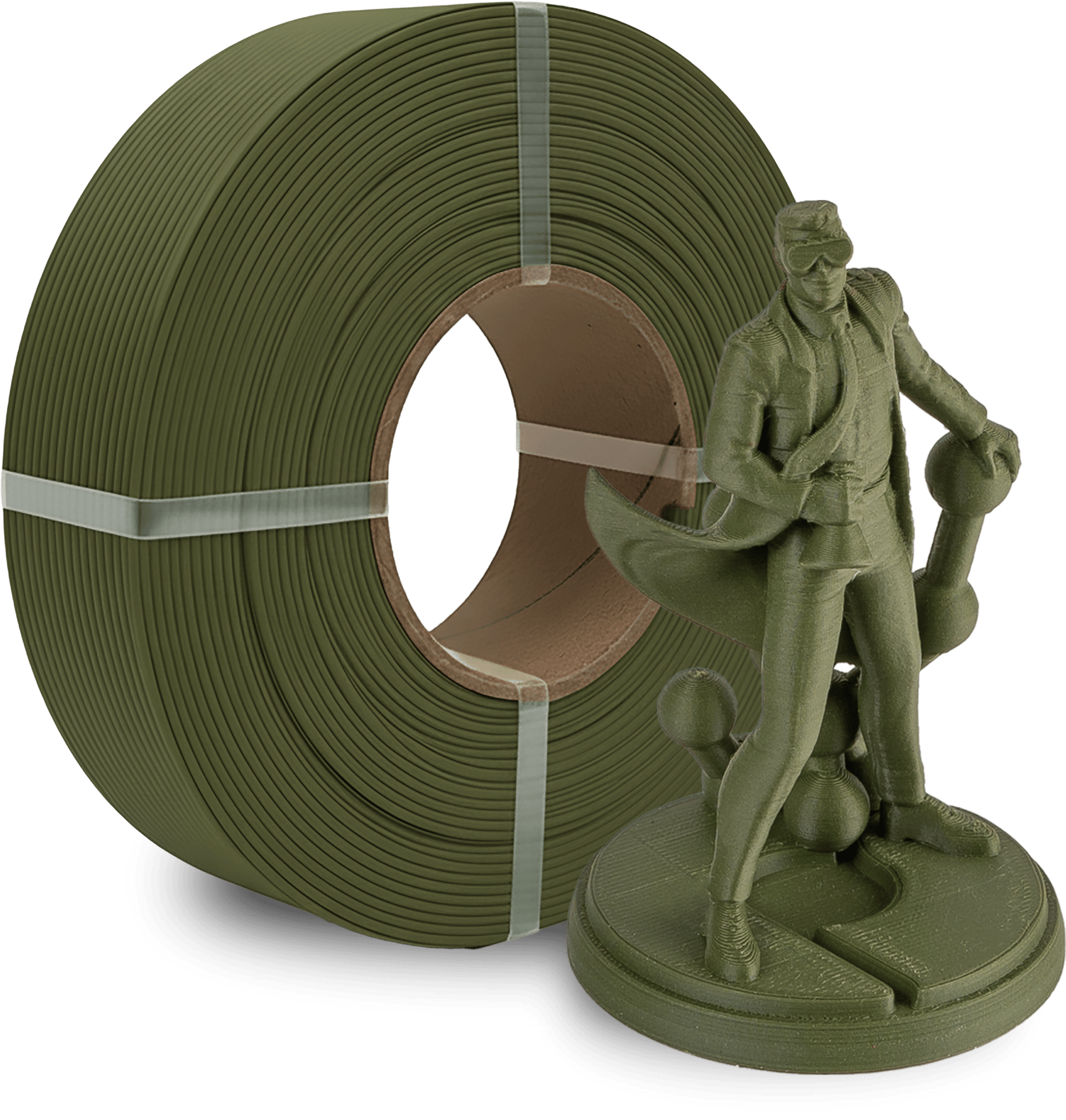 Panchroma PLA Refill – Mat Askeri Koyu Yeşil Filament