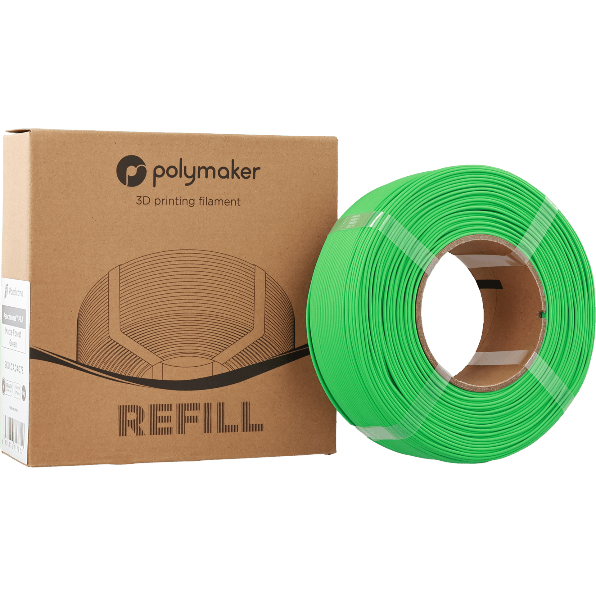 Panchroma PLA Refill – Mat Orman Yeşil Filament