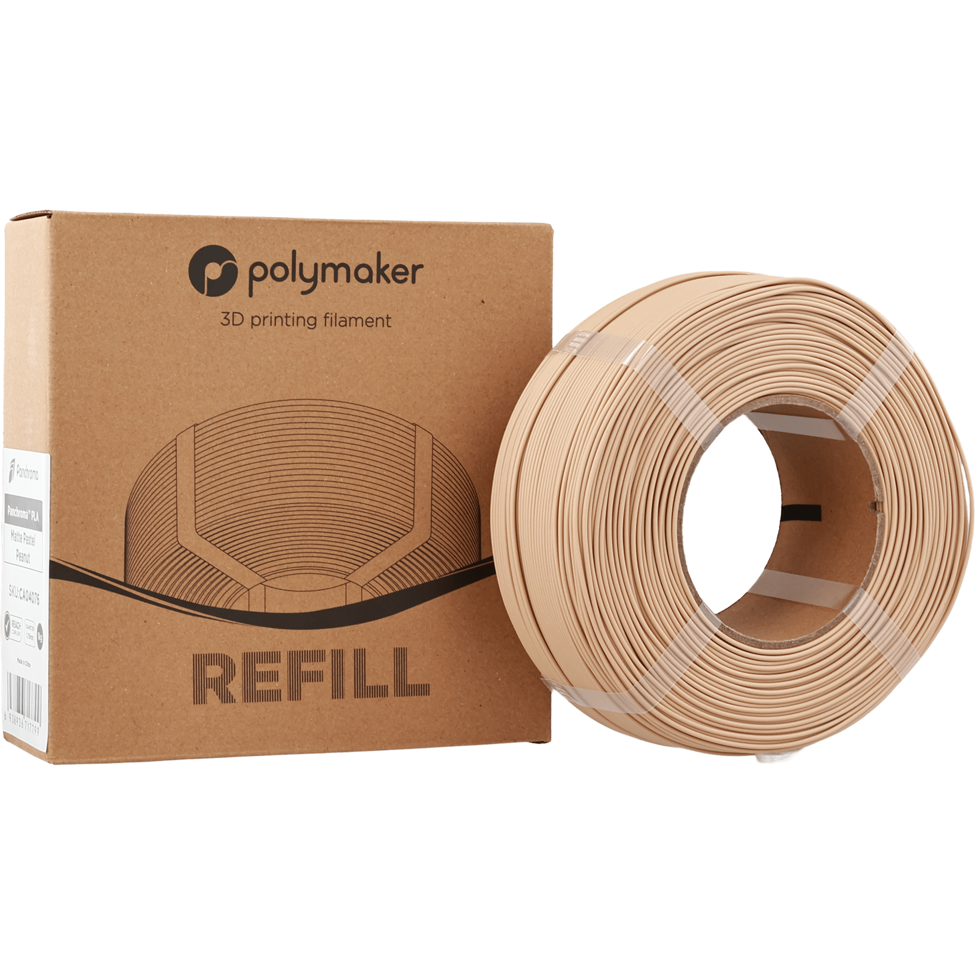 Panchroma PLA Refill – Mat Pastel Yer Fıstığı Filament