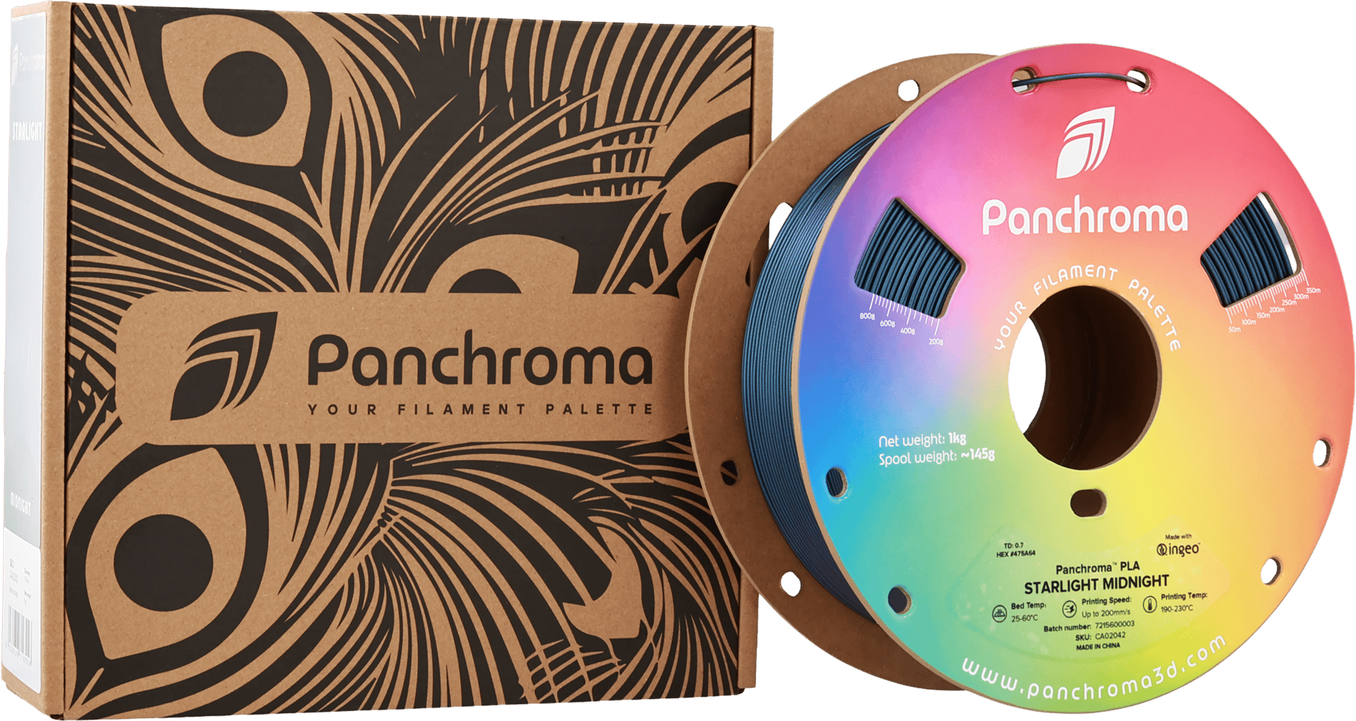 Panchroma PLA Starlight Filament Gece Yarısı