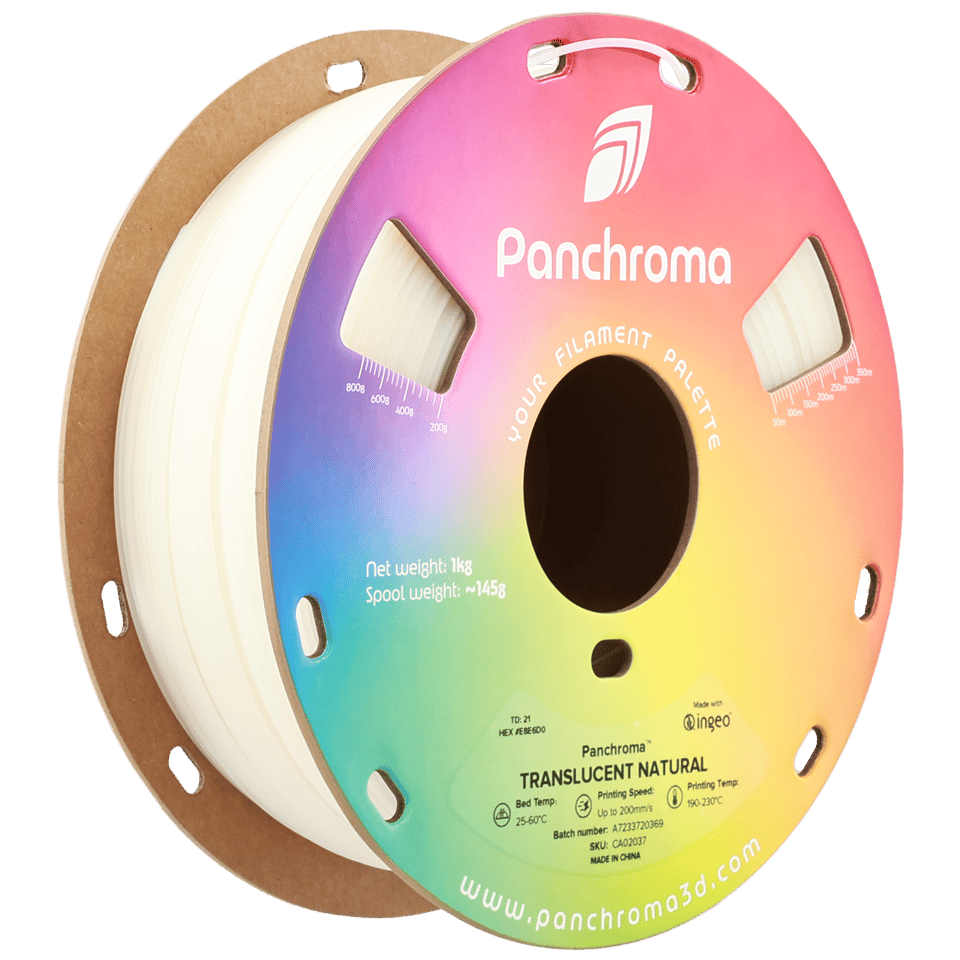 Panchroma PLA Translucent Filament Natürel